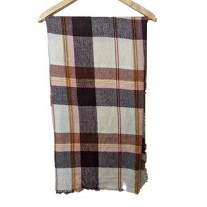 Shiraleah Chicago Plaid Blanket Scarf Shawl Flannel Cottage Core